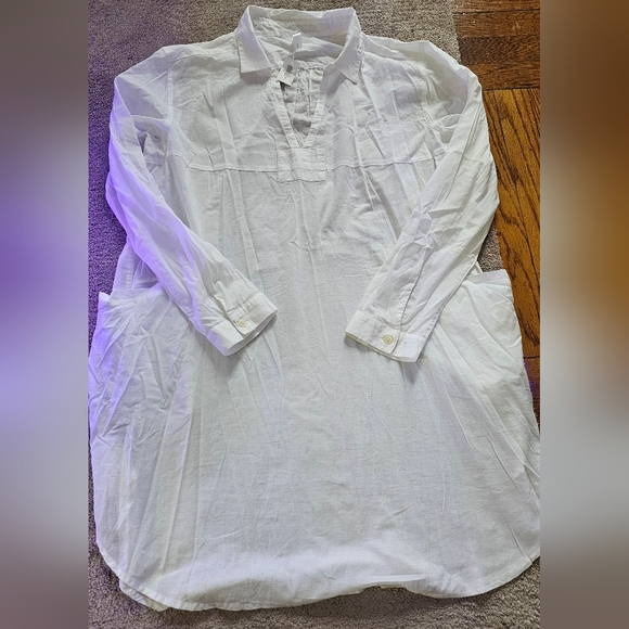 GAP Medium White Tunic Top 100% Cotton, In perfect condition, used a few times - Picture 1 of 5
